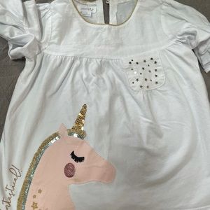 Mud Pie girls unicorn outfit